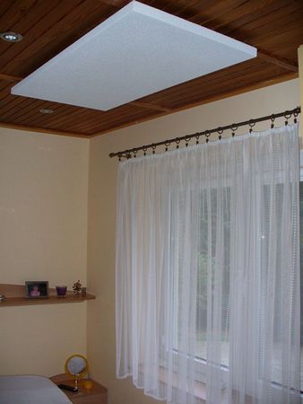 dom - okolice Łodzi - sufit z boazerii